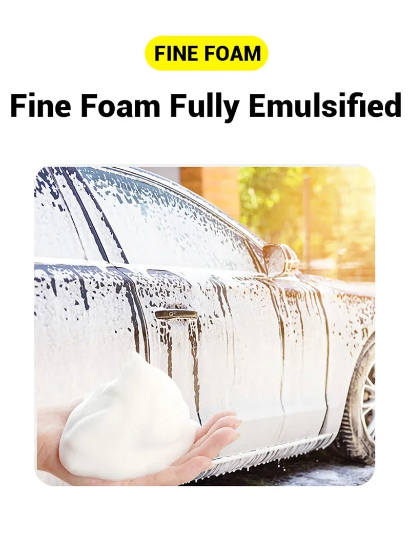 Car Wash Foam Spray Foam Sprayer Bottle Spray Gun Manual Air Pressure Water Jet Car Shampoo Snow Foam Air Pressure Spray Bottle