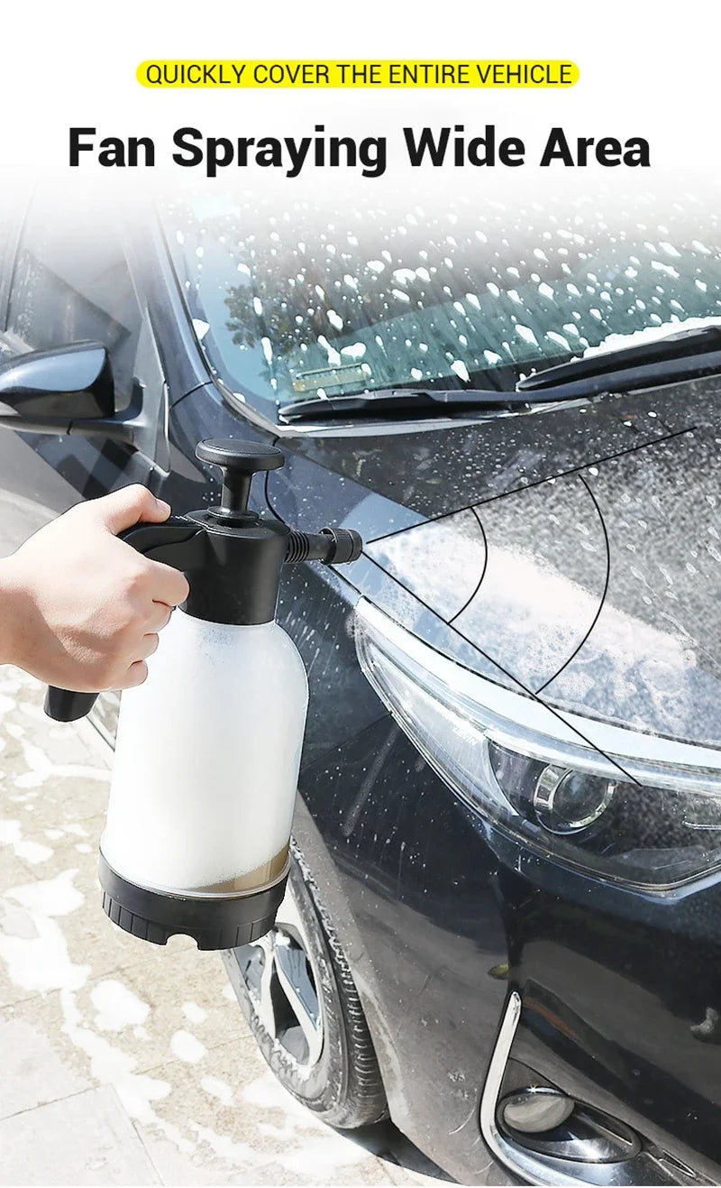 Car Wash Foam Spray Foam Sprayer Bottle Spray Gun Manual Air Pressure Water Jet Car Shampoo Snow Foam Air Pressure Spray Bottle