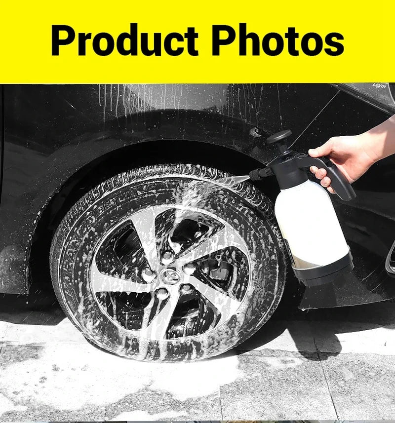 Car Wash Foam Spray Foam Sprayer Bottle Spray Gun Manual Air Pressure Water Jet Car Shampoo Snow Foam Air Pressure Spray Bottle